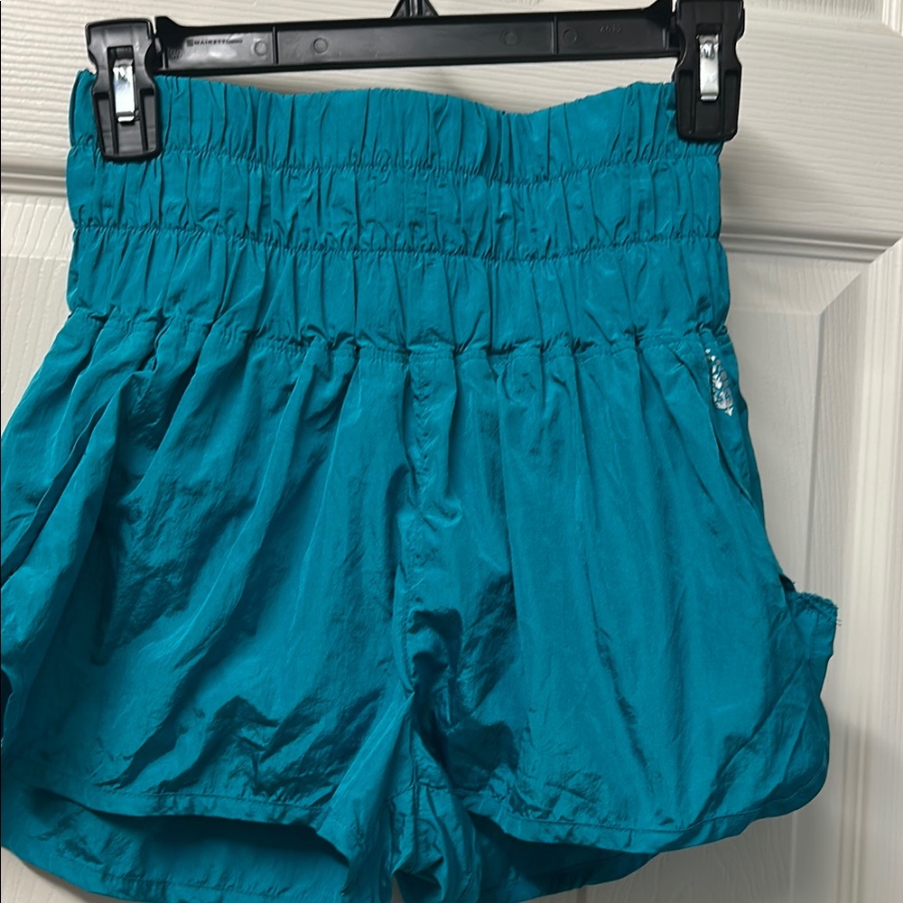 Free People Movement Teal Women's Shorts